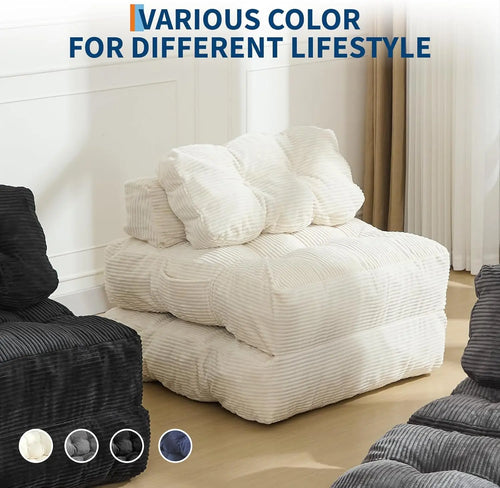 3-in-1 Boneless Sofa Bed